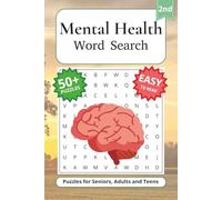 Mental Health Word Search Book 2nd: Puzzles for Seniors, Adults and Teens