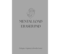 Mental Load Eraser Pad: Daily Family Task Delegation Planner for Moms