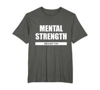 Mental Strength Bodybuilding Fitness Gym Motivation Frases Camiseta