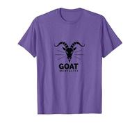 Mentalidad de Cabra: ambición audaz para triunfadores decididos Camiseta, Hombre, Morado Jaspeado, 3XL