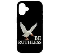 Mentalidad de Crecimiento Motivacional de Be Ruthless Funny Laser Goose Carcasa para iPhone 16