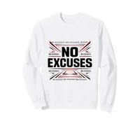 Mentalidad de disciplina sin Excusas Sudadera