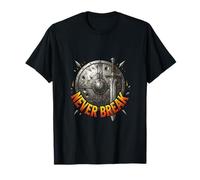 Mentalidad de Fuerza del Escudo de Guerrero Never Break Camiseta
