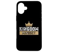 Mentalidad del Reino Ver al Rey Jesús Coronado Carcasa para iPhone 16 Plus