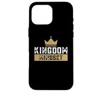 Mentalidad del Reino Ver al Rey Jesús Coronado Carcasa para iPhone 16 Pro MAX