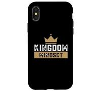 Mentalidad del Reino Ver al Rey Jesús Coronado Carcasa para iPhone X/XS