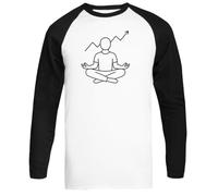 Mentalidad sobre Los Mercados Comercio Mínimo Camiseta De Béisbol Unisex Camiseta Blanca De Manga Larga Unisex Baseball tee White Long Sleeve T-Shirt
