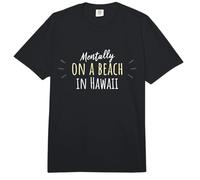 Mentally On A Beach In Hawaii - Lindo Recuerdo Hawaiano Comfort Colors Adult Heavyweight T-Shirt