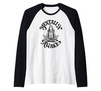 Mentalmente Despierto Explorador Juramento atención Plena ilustración Vintage Camiseta Manga Raglan