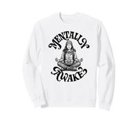 Mentalmente Despierto Explorador Juramento atención Plena ilustración Vintage Sudadera