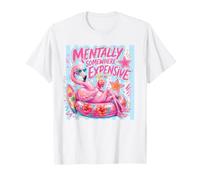 Mentalmente en algún Lugar costoso Flamingo Tropical Resort Camiseta