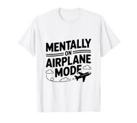 Mentalmente en Modo avión Chill Vibes Camiseta