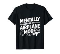 Mentalmente en Modo avión Chill Vibes Camiseta