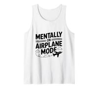 Mentalmente en Modo avión Chill Vibes Camiseta sin Mangas