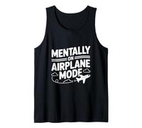 Mentalmente en Modo avión Chill Vibes Camiseta sin Mangas