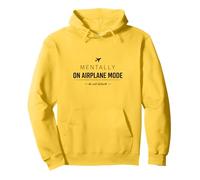 Mentalmente en Modo avión - Funny Introvert Mental Health Sudadera con Capucha