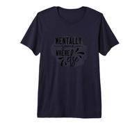 Mentalmente en Otro Lugar Humor sarcástico introvertido Camiseta Premium