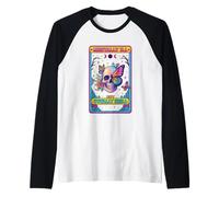 Mentalmente Enfermo Pero Totalmente frío cráneo Mariposa Camiseta Manga Raglan
