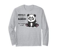 Mentalmente Soy Solo un Brote de bambú Cortado por la Mitad Manga Larga