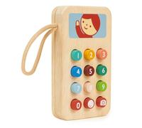 "Mentari", debe aparecer como: "Juguetes Mentari - Teléfono móvil - Botones blandos de madera de 12 colores - Juego imaginativo de simulación para niños pequeños - Reconocimiento de números y