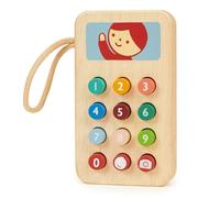 "Mentari", debe aparecer como: "Juguetes Mentari - Teléfono móvil - Botones blandos de madera de 12 colores - Juego imaginativo de simulación para niños pequeños - Reconocimiento de números y