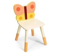 Mentari Toys - Silla de mariposa de jardín - Sillas de madera resistentes para niños - Muebles sostenibles para sala de juegos - Aumenta la creatividad y la independencia de niños y niñas - A partir