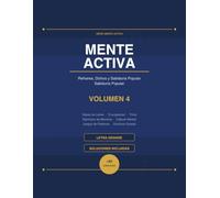 Mente Activa Vol. 4: Refranes, Dichos y Sabiduría Popular: Pasatiempos de Sabiduría Popular para Personas Mayores | Letra Grande | Sopas de Letras, Crucigramas, Refranes y Más | Soluciones Incluidas