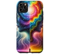 Mente Cósmica Espiritual Expresión Colorida 5 Carcasa para iPhone 11 Pro MAX
