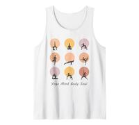 Mente Cuerpo Alma Amante Yoga Camiseta sin Mangas