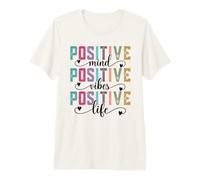 Mente Positiva, Vibraciones positivas, Cita de Vida Positiva Camiseta Premium