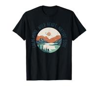Mente Tranquila, corazón Salvaje, Alma de la Naturaleza Camiseta