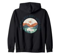 Mente Tranquila, corazón Salvaje, Alma de la Naturaleza Sudadera con Capucha