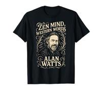 Mente Zen Palabras Occidentales Alan Watts Cita Sabiduría Camiseta
