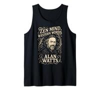 Mente Zen Palabras Occidentales Alan Watts Cita Sabiduría Camiseta sin Mangas