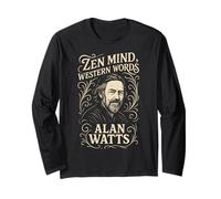 Mente Zen Palabras Occidentales Alan Watts Cita Sabiduría Manga Larga