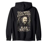 Mente Zen Palabras Occidentales Alan Watts Cita Sabiduría Sudadera con Capucha
