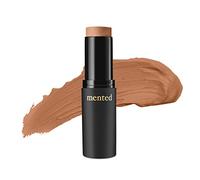 Mented Base de maquillaje corrector y lápiz de contorno para piel media bronceada, base de maquillaje para mujeres negras, vegana y libre de crueldad animal T30