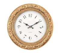 Menterry Reloj de pared decorativo vintage europeo, 30,5 cm, estilo dorado antiguo