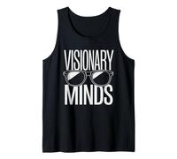 Mentes Visionarias Creatividad Innovación Emprendedor Espíritu Camiseta sin Mangas