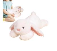 Mentiras conejo peluche animal de oreja larga conejo de peluche floppy oído | Colección de animales acogedores, camaradería realista para sala de estar, decoración del dormitorio