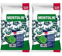 Mentolín Caramelo Balsámico sin Azúcar - 1000 gr (Paquete de 2)