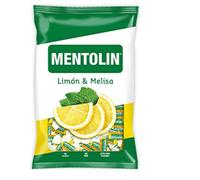 MENTOLIN CARAMELOS DE LIMON Y MELISA SIN AZUCAR 115 GR 16 UNIDADES