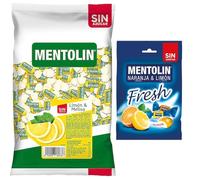 Mentolín caramelos duros limon melisa s/a bolsa 1kg y de regalo fresh s/a bolsa 100g