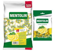 Mentolín caramelos duros limon melisa s/a bolsa 1kg y de regalo limon melisa 150g