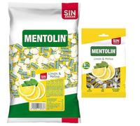 Mentolín caramelos duros limon melisa s/a bolsa 1kg y de regalo limon melisa s/a bolsa 100g