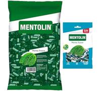 Mentolín caramelos duros menta fresca bolsa 1kg y de regalo menta suave s/a bolsa 100g