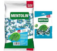 Mentolín caramelos duros menta suave s/a bolsa 1kg y de regalo menta suave s/a bolsa 100g