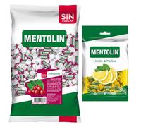Mentolín caramelos garganta arándano s/a bolsa 1kg y de regalo limon melisa 150g