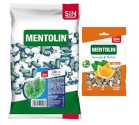 Mentolín caramelos garganta extra fuerte s/a bolsa 1kg y de regalo naranja s/a 100g