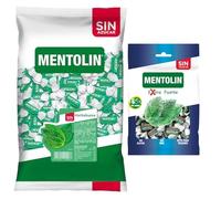 Mentolín caramelos garganta hierbabuena s/a bolsa 1kg y de regalo extra fuerte s/a bolsa 100g